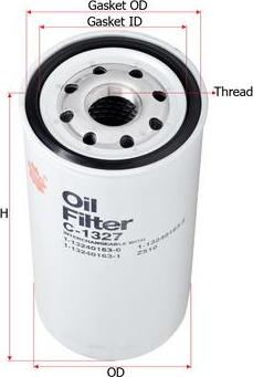 SAKURA Automotive C-1327 - Oil Filter autospares.lv