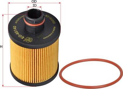 SAKURA Automotive EO-65140 - Oil Filter autospares.lv