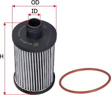 SAKURA Automotive EO-65110 - Oil Filter autospares.lv