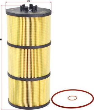 SAKURA Automotive EO-10050 - Oil Filter autospares.lv