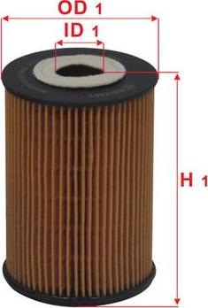 SAKURA Automotive EO-1801 - Oil Filter autospares.lv