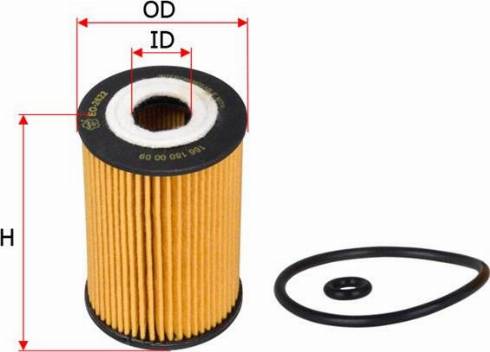 SAKURA Automotive EO-2622 - Oil Filter autospares.lv