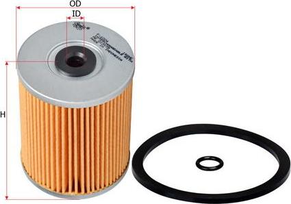 SAKURA Automotive F-1004 - Fuel filter autospares.lv