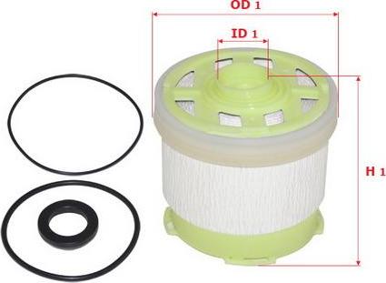 SAKURA Automotive F-17010 - Fuel filter autospares.lv