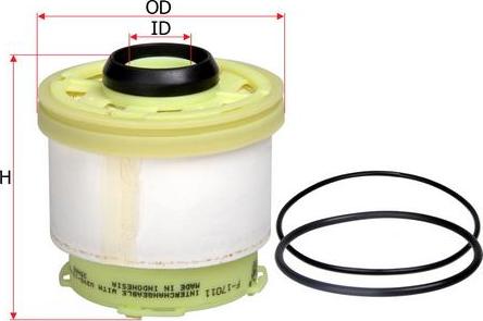 SAKURA Automotive F-17011 - Fuel filter autospares.lv