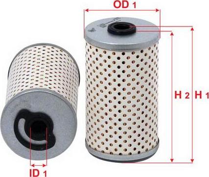 SAKURA Automotive F-2601 - Fuel filter autospares.lv