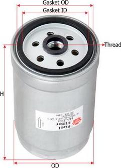 SAKURA Automotive FC-2204 - Fuel filter autospares.lv