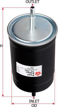 SAKURA Automotive FS-2402 - Fuel filter autospares.lv