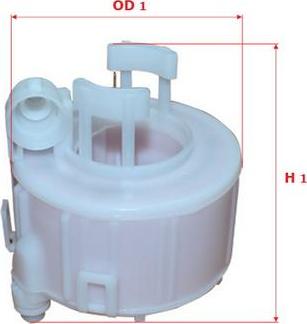 SAKURA FS-29950 - Fuel filter autospares.lv