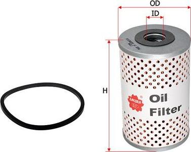 SAKURA Automotive O-5001 - Oil Filter autospares.lv