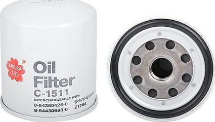 Sakura Filters AU C-1511 - Oil Filter autospares.lv