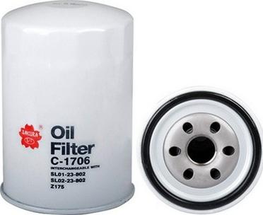 Sakura Filters AU C-1706 - Oil Filter autospares.lv