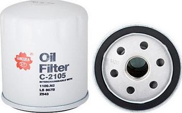 Sakura Filters AU C-2105 - Oil Filter autospares.lv