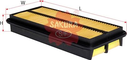 Sakura Filters AU FA-1664 - Air Filter, engine autospares.lv