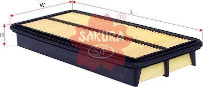 Sakura Filters AU FA-1660 - Air Filter, engine autospares.lv