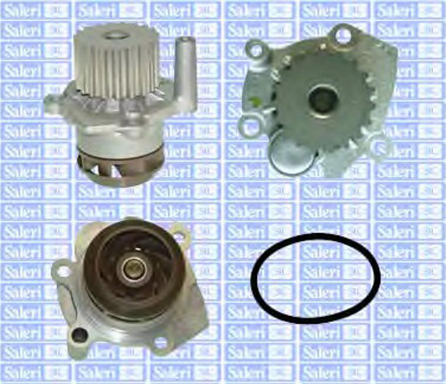 SALERI PA1354 - Water Pump autospares.lv