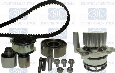 Saleri SIL K1PA1538 - Water Pump & Timing Belt Set autospares.lv