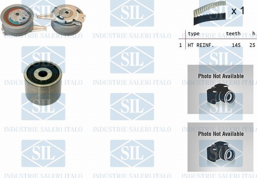 Saleri SIL K1PA1636V - Water Pump & Timing Belt Set autospares.lv