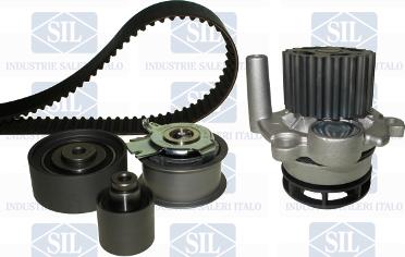 Saleri SIL K1PA1048A - Water Pump & Timing Belt Set autospares.lv