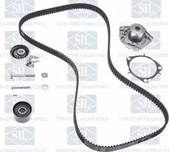 Saleri SIL K1PA1246A - Water Pump & Timing Belt Set autospares.lv