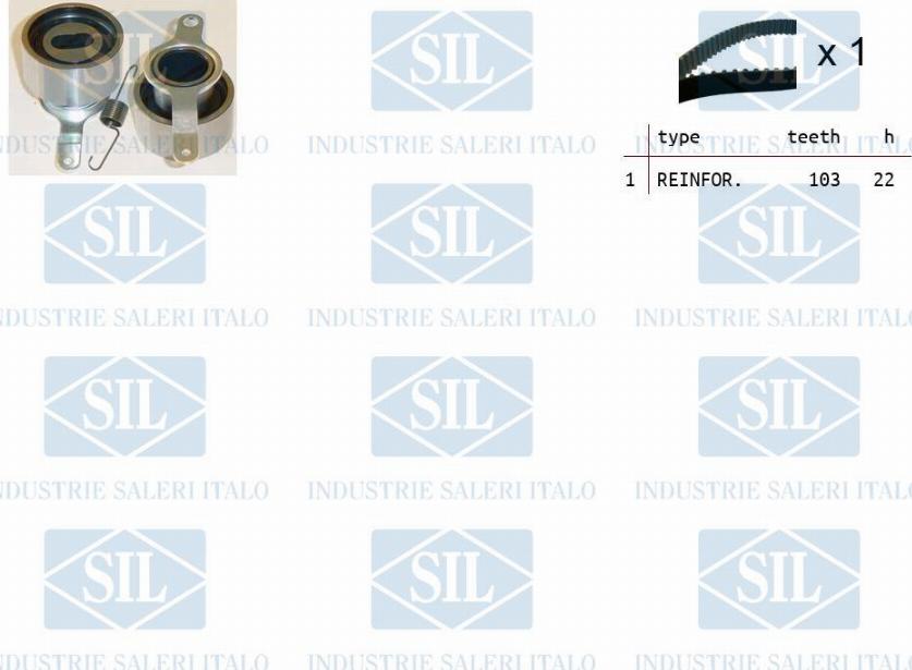 Saleri SIL TK1449 - Timing Belt Set autospares.lv