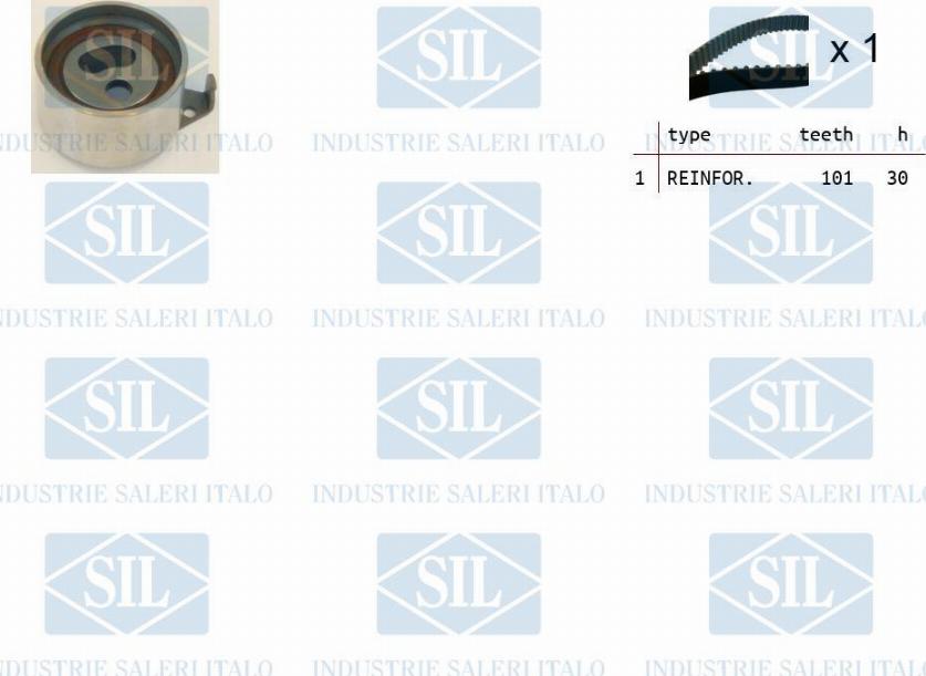 Saleri SIL TK1445 - Timing Belt Set autospares.lv