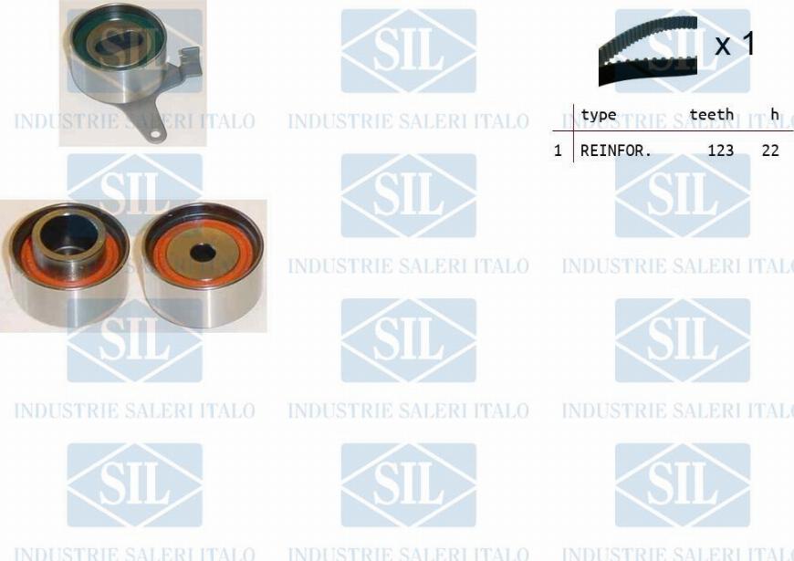 Saleri SIL TK1446 - Timing Belt Set autospares.lv