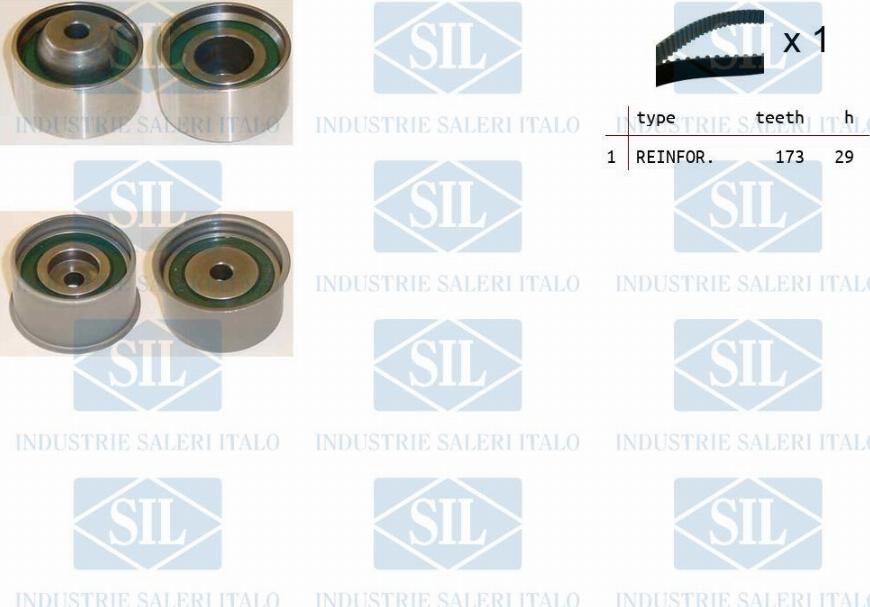 Saleri SIL TK1440 - Timing Belt Set autospares.lv