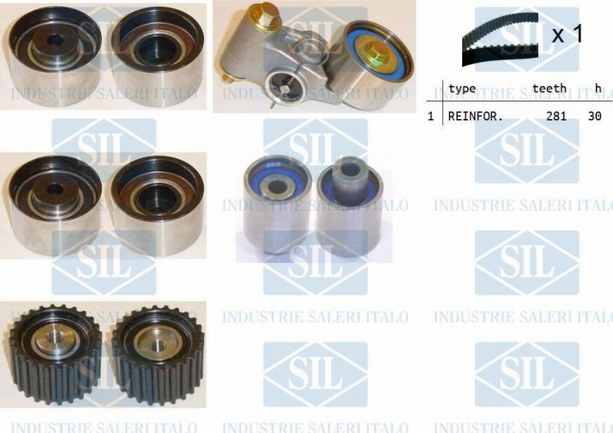 Saleri SIL TK1464 - Timing Belt Set autospares.lv