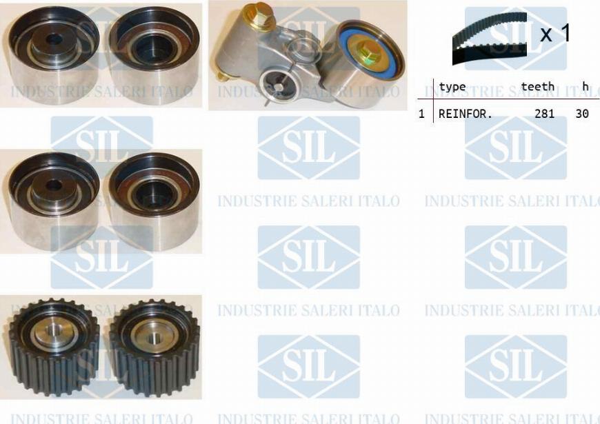 Saleri SIL TK1465 - Timing Belt Set autospares.lv