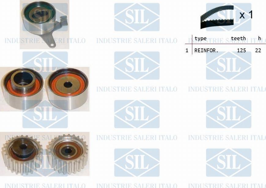 Saleri SIL TK1407 - Timing Belt Set autospares.lv