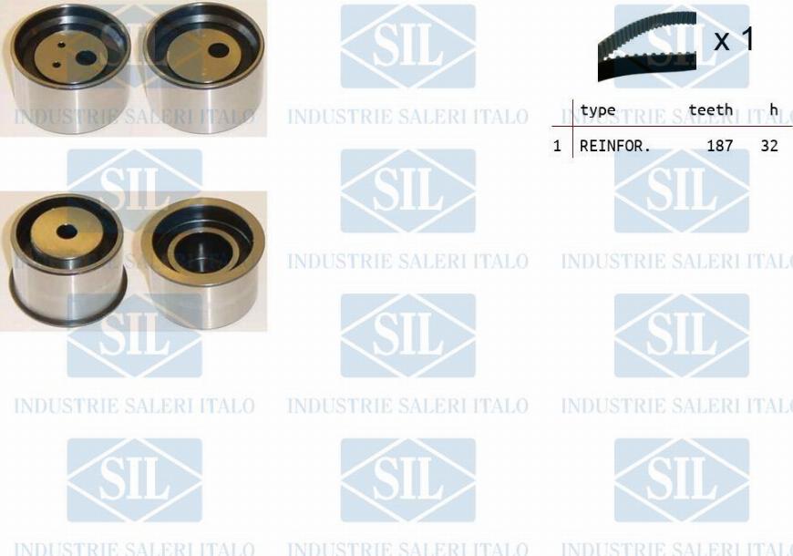 Saleri SIL TK1415 - Timing Belt Set autospares.lv