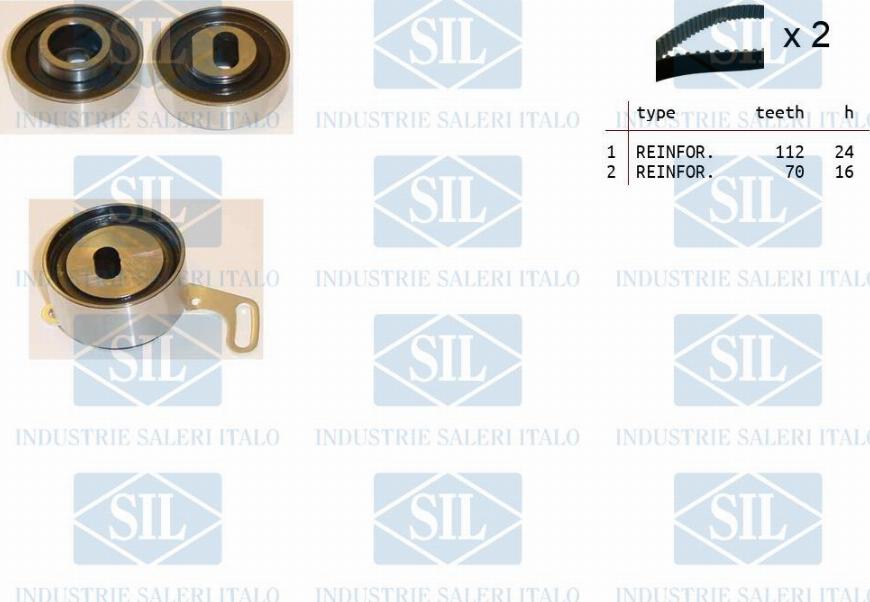 Saleri SIL TK1416 - Timing Belt Set autospares.lv