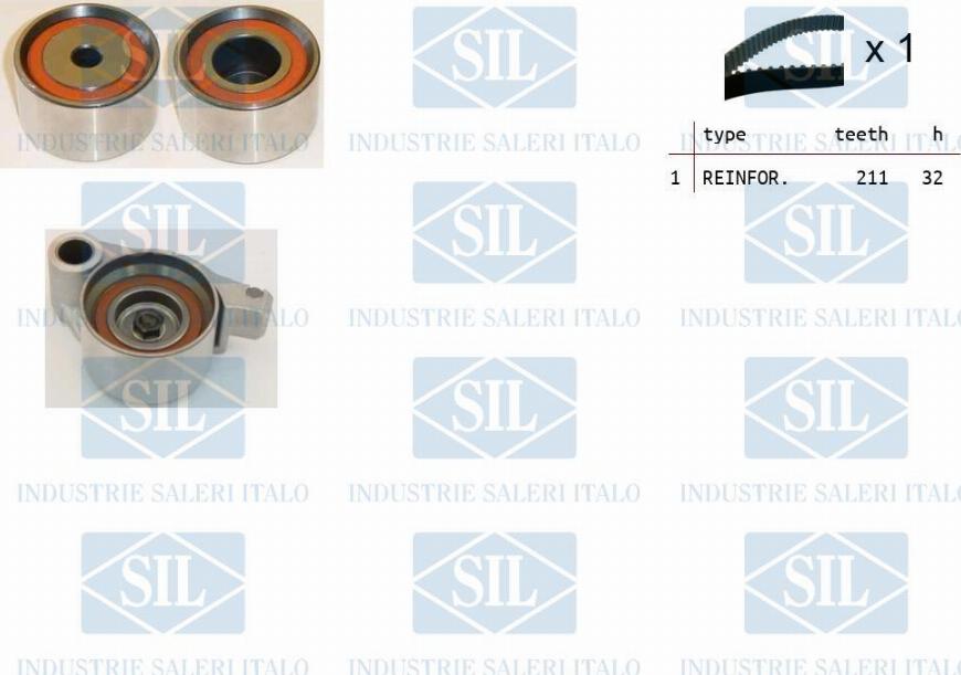 Saleri SIL TK1418 - Timing Belt Set autospares.lv