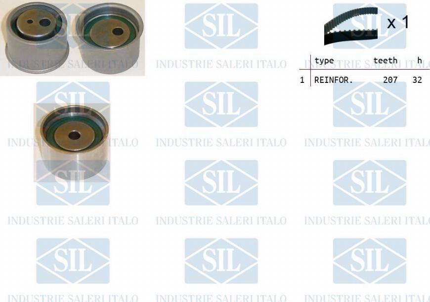 Saleri SIL TK1412 - Timing Belt Set autospares.lv