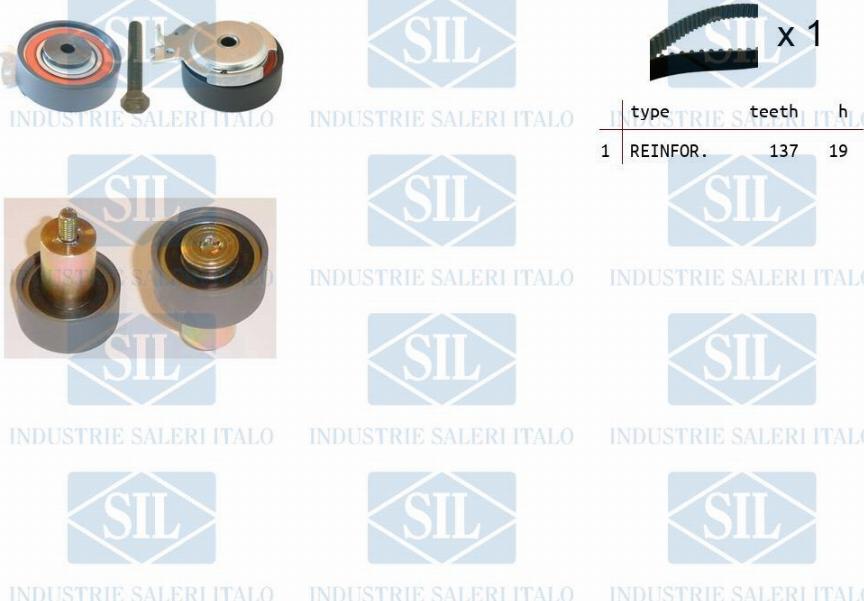 Saleri SIL TK1486 - Timing Belt Set autospares.lv