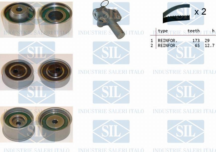 Saleri SIL TK1480 - Timing Belt Set autospares.lv