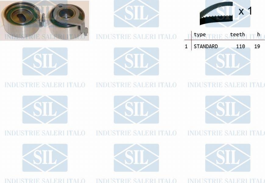 Saleri SIL TK1483 - Timing Belt Set autospares.lv