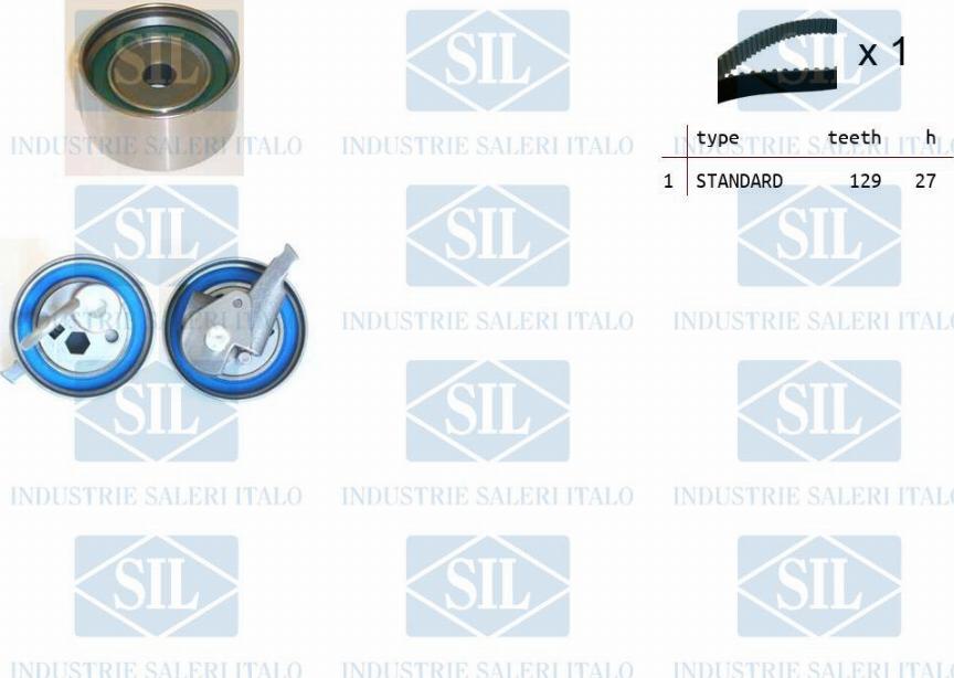 Saleri SIL TK1478 - Timing Belt Set autospares.lv