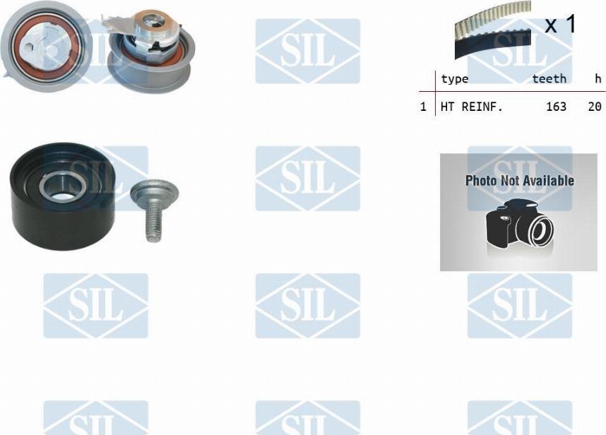 Saleri SIL TK1509 - Timing Belt Set autospares.lv