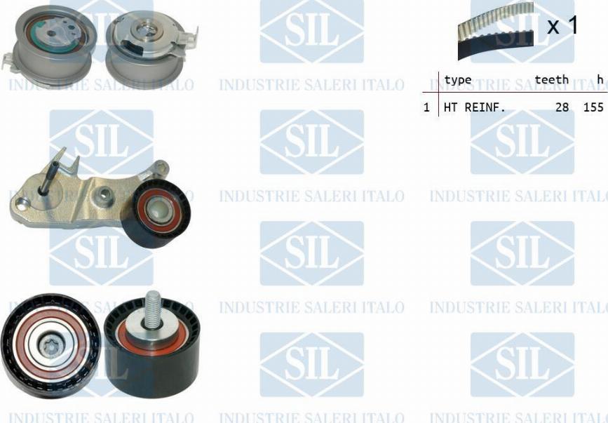 Saleri SIL TK1502 - Timing Belt Set autospares.lv