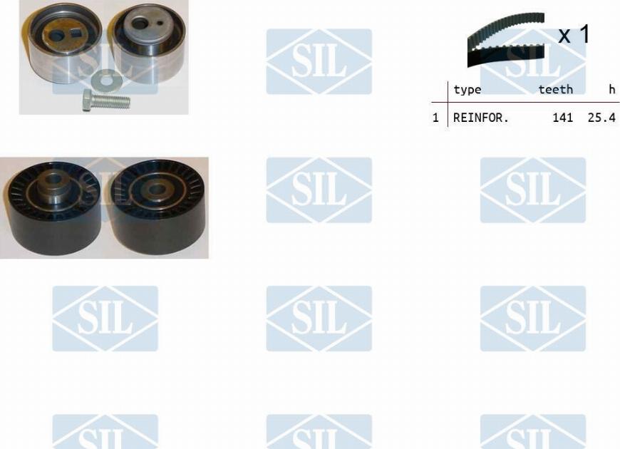 Saleri SIL TK1513 - Timing Belt Set autospares.lv