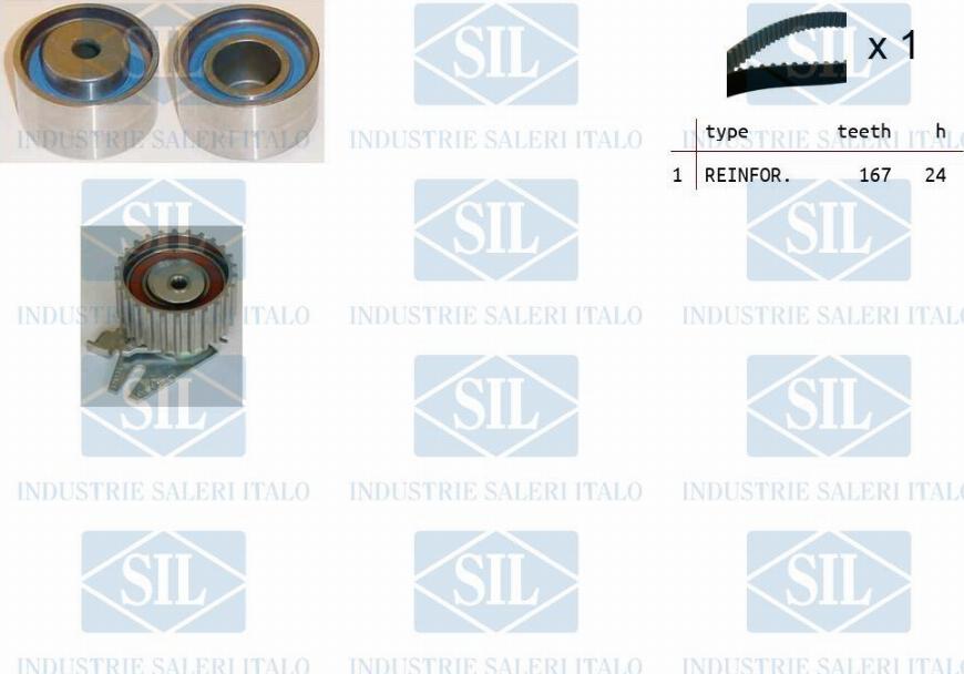 Saleri SIL TK1094 - Timing Belt Set autospares.lv