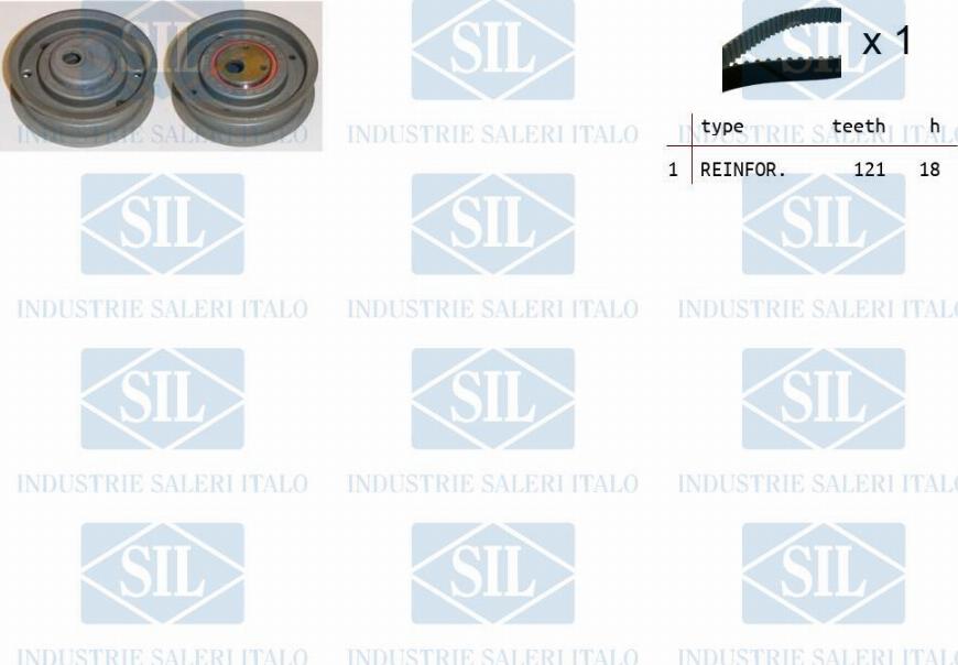 Saleri SIL TK1095 - Timing Belt Set autospares.lv