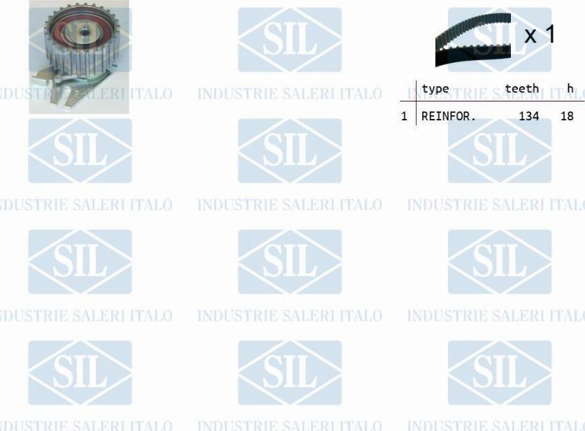 Saleri SIL TK1098 - Timing Belt Set autospares.lv