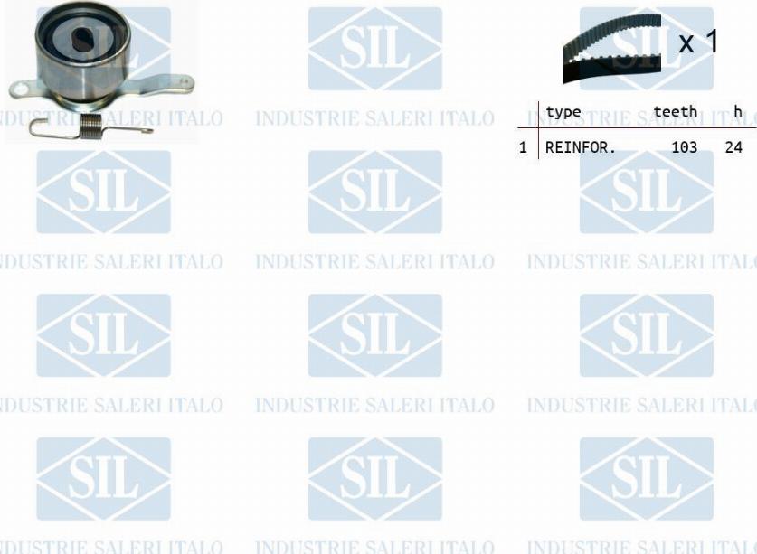 Saleri SIL TK1092 - Timing Belt Set autospares.lv