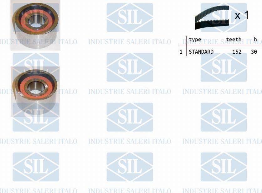 Saleri SIL TK1044 - Timing Belt Set autospares.lv