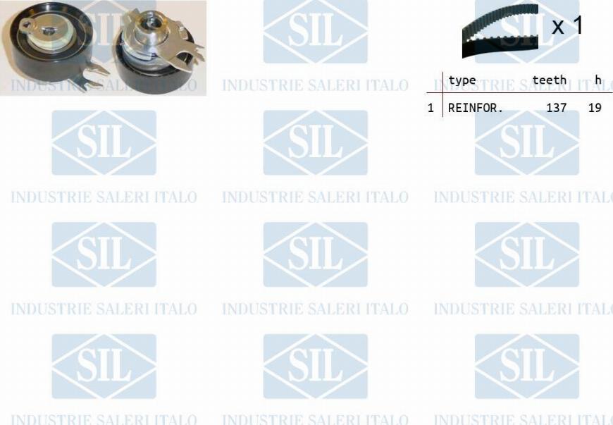 Saleri SIL TK1046 - Timing Belt Set autospares.lv