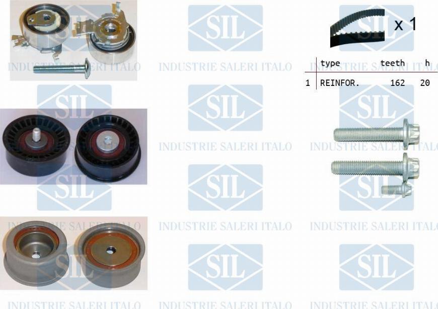 Saleri SIL TK1041 - Timing Belt Set autospares.lv