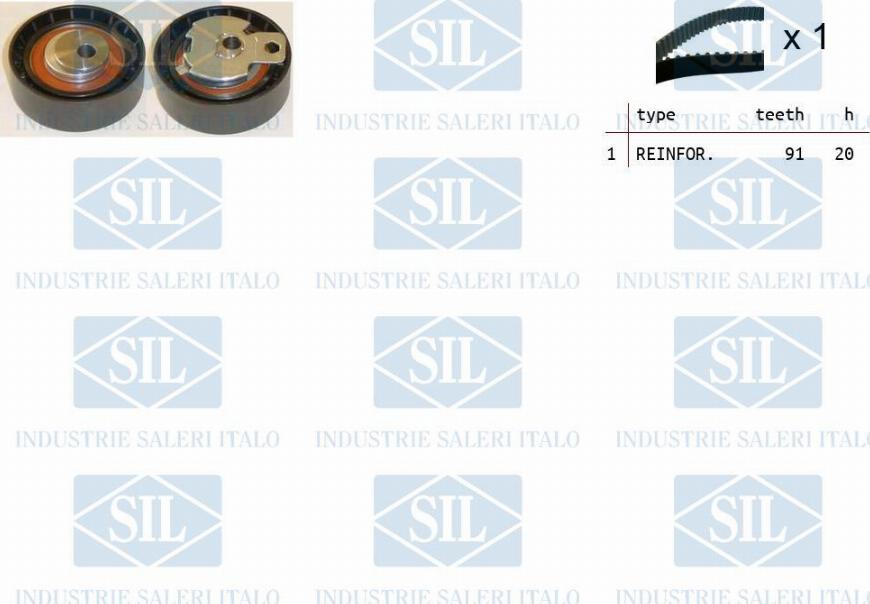 Saleri SIL TK1054 - Timing Belt Set autospares.lv